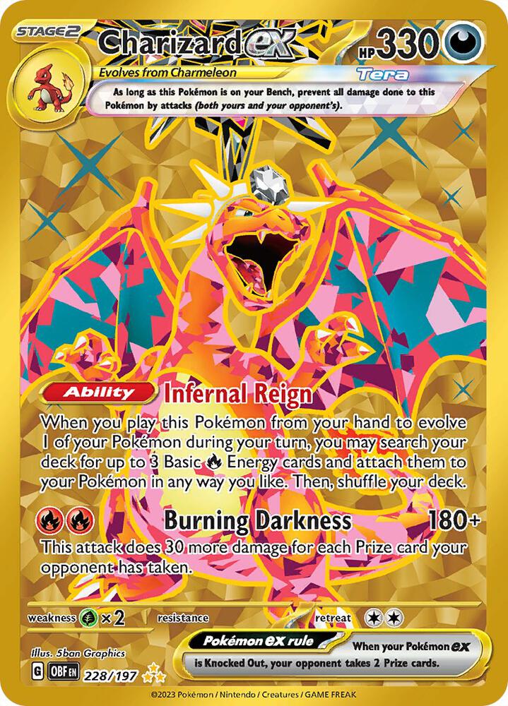 Charizard ex 228/197 (SV03: Obsidian Flames)  - Holofoil | Chromatic Games