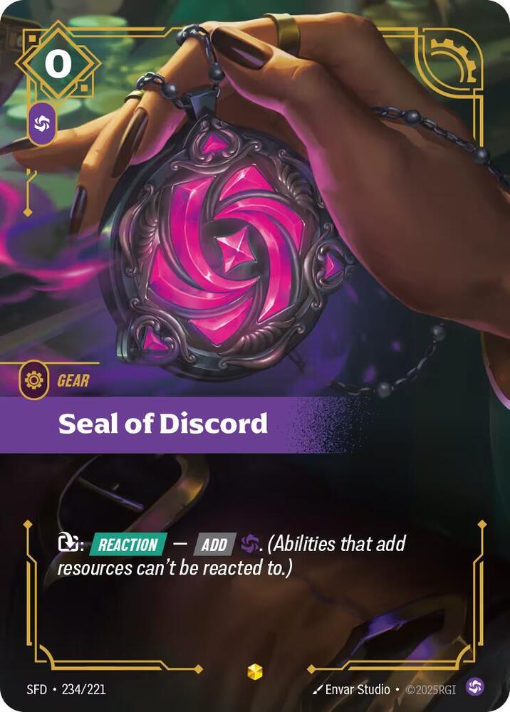 Seal of Discord 234/221 (Spiritforged)  - Foil | Chromatic Games