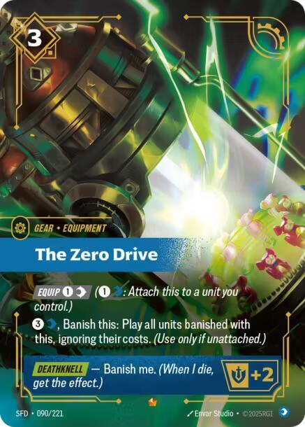 The Zero Drive 90/221 (Spiritforged)  - Foil | Chromatic Games