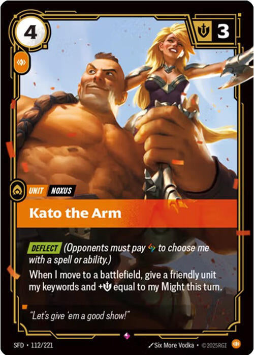 Kato the Arm 112/221 (Spiritforged)  - Foil | Chromatic Games