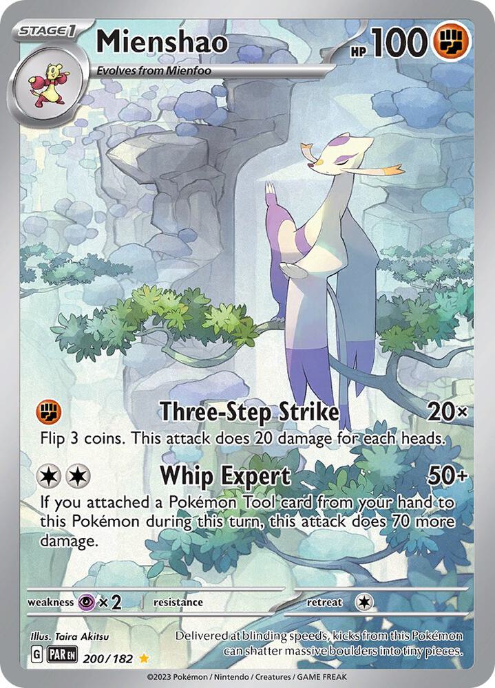 Mienshao 200/182 (SV04: Paradox Rift)  - Holofoil | Chromatic Games