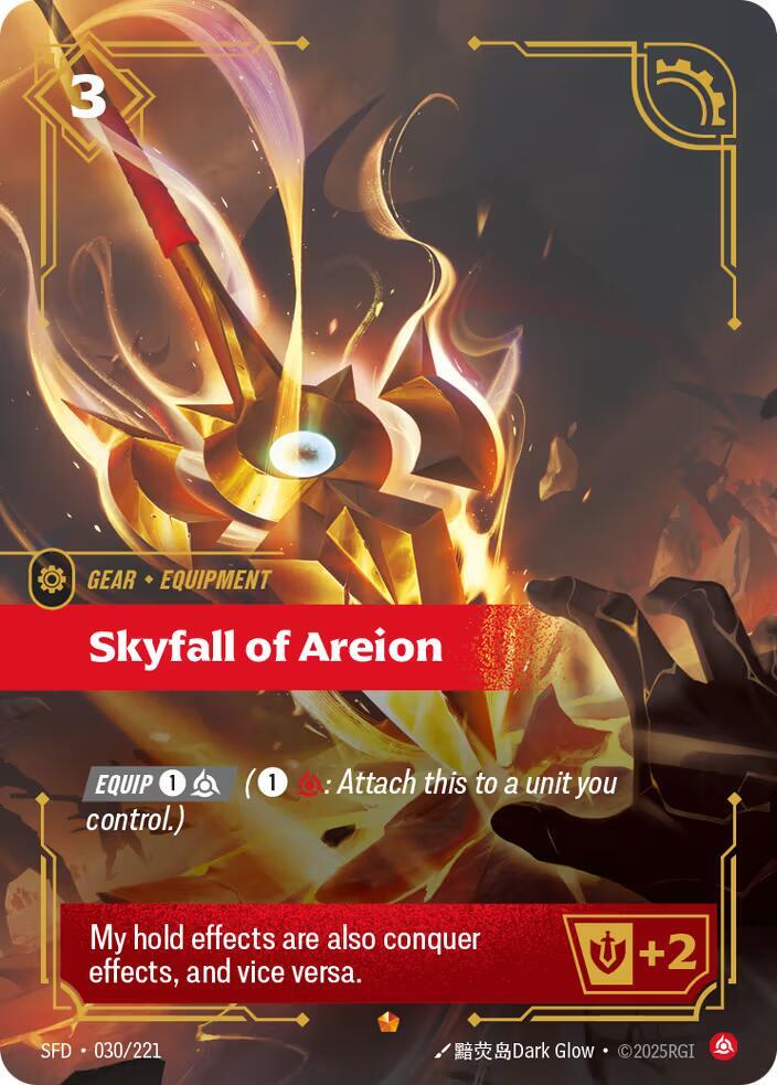 Skyfall of Areion 30/221 (Spiritforged)  - Foil | Chromatic Games