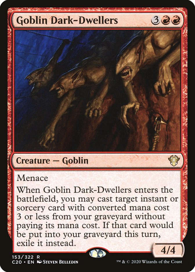 Goblin Dark-Dwellers 153/322 (Commander 2020)  | Chromatic Games