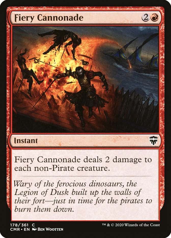 Fiery Cannonade 178 (Commander Legends)  | Chromatic Games