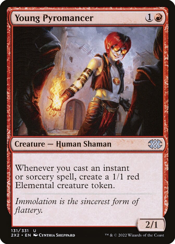 Young Pyromancer 131/331 (Double Masters 2022)  | Chromatic Games