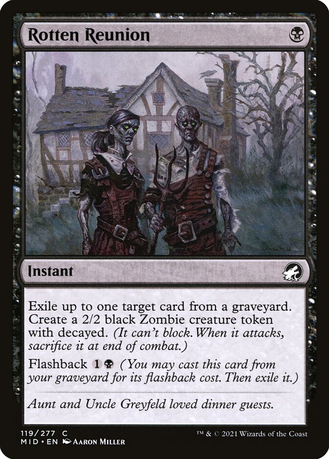 Rotten Reunion 119/277 (Innistrad: Midnight Hunt)  | Chromatic Games