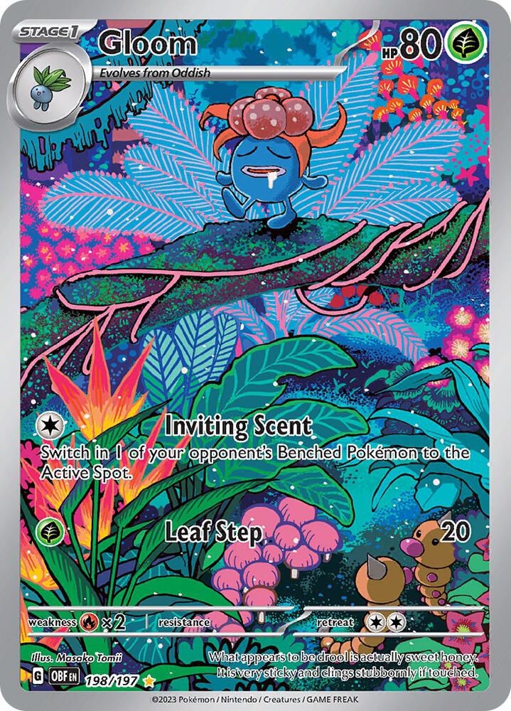 Gloom 198/197 (SV03: Obsidian Flames)  - Holofoil | Chromatic Games