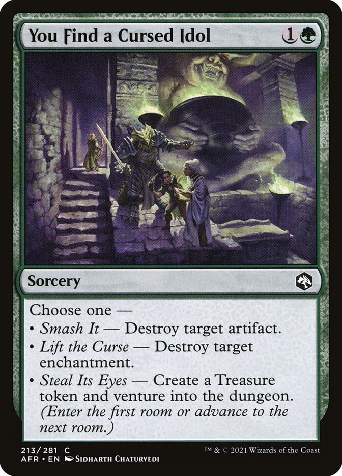 You Find a Cursed Idol 213 (Adventures in the Forgotten Realms)  | Chromatic Games
