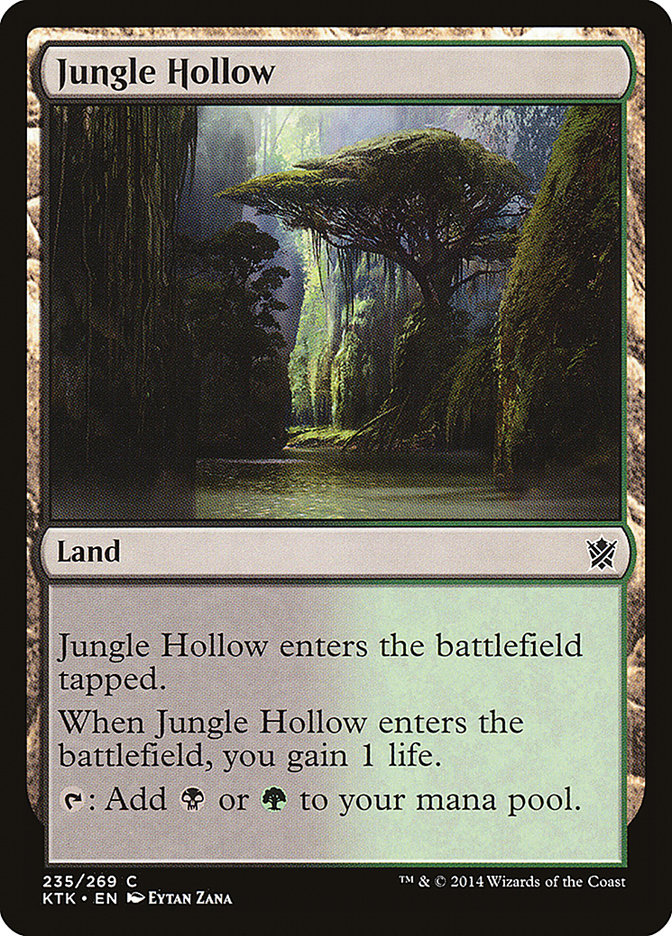 Jungle Hollow 235 (Khans of Tarkir)  | Chromatic Games
