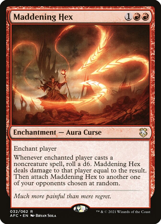 Maddening Hex 32/62 (Commander: Adventures in the Forgotten Realms)  | Chromatic Games