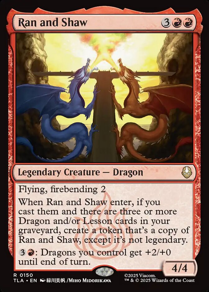 Ran and Shaw 150 (Avatar: The Last Airbender)  | Chromatic Games