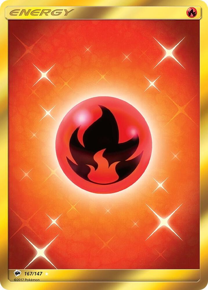 Fire Energy 167/147 (SM - Burning Shadows)  - Holofoil | Chromatic Games