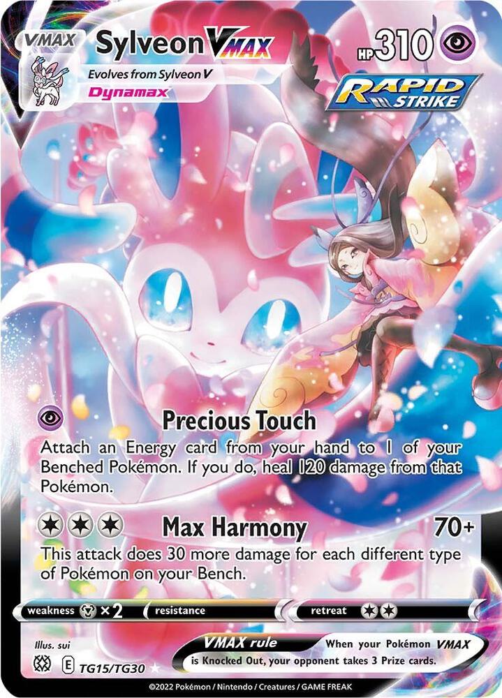 Sylveon VMAX TG15/TG30 (SWSH09: Brilliant Stars Trainer Gallery)  - Holofoil | Chromatic Games
