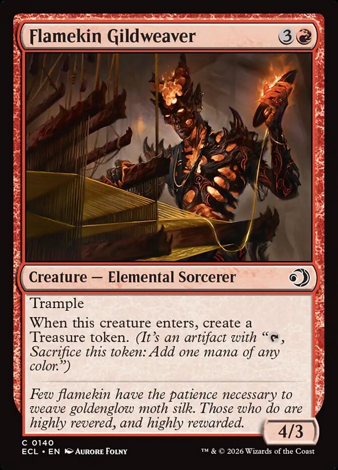 Flamekin Gildweaver 140 (Lorwyn Eclipsed)  | Chromatic Games