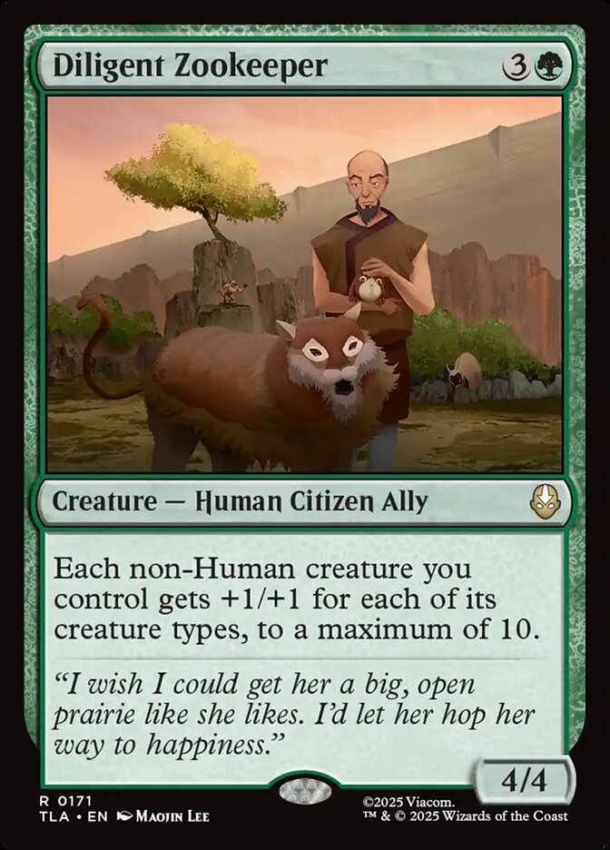 Diligent Zookeeper 171/286 (Avatar: The Last Airbender)  - Foil | Chromatic Games
