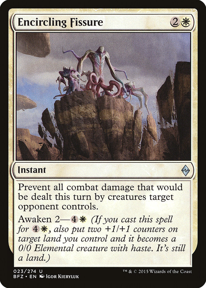 Encircling Fissure 23/274 (Battle for Zendikar)  | Chromatic Games