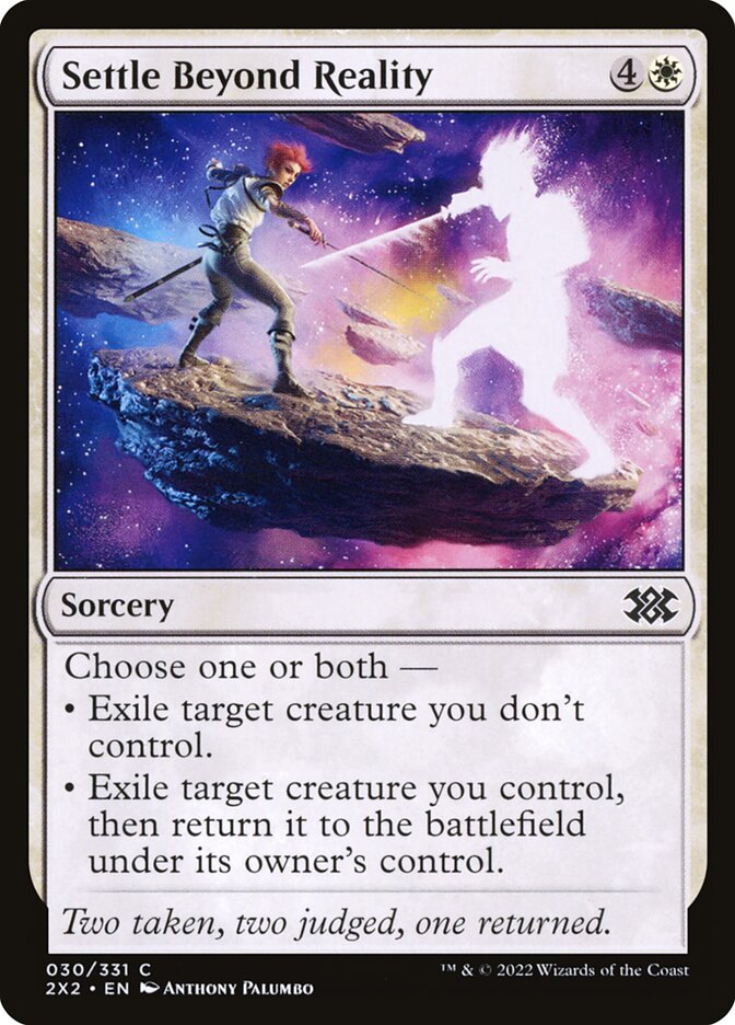Settle Beyond Reality 30/331 (Double Masters 2022)  - Foil | Chromatic Games
