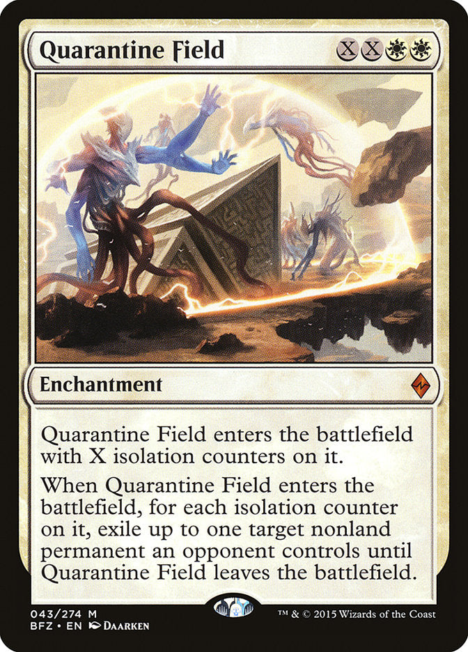 Quarantine Field 43/274 (Battle for Zendikar)  | Chromatic Games