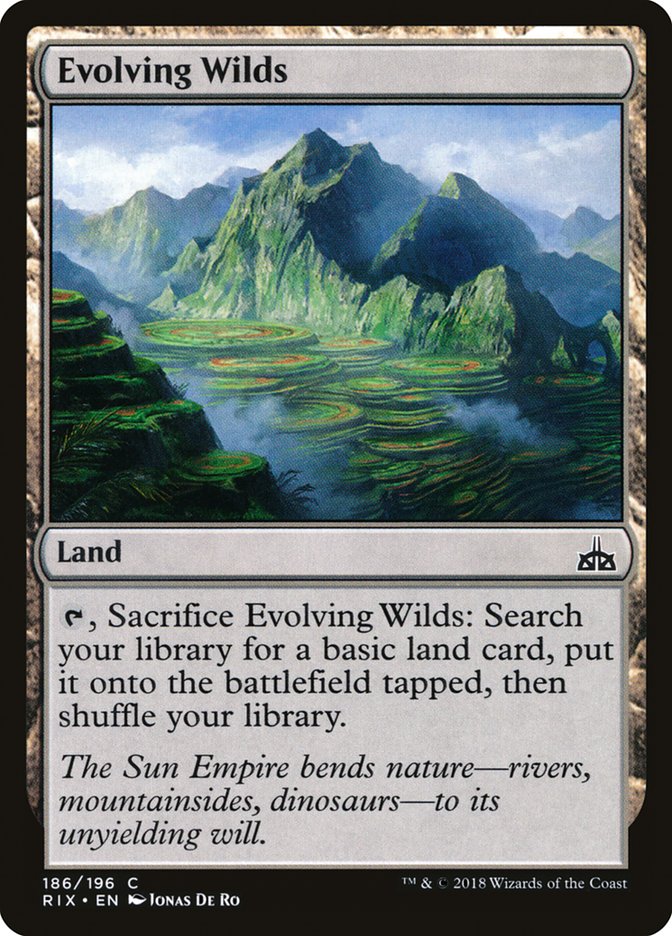 Evolving Wilds 186/196 (Rivals of Ixalan)  | Chromatic Games
