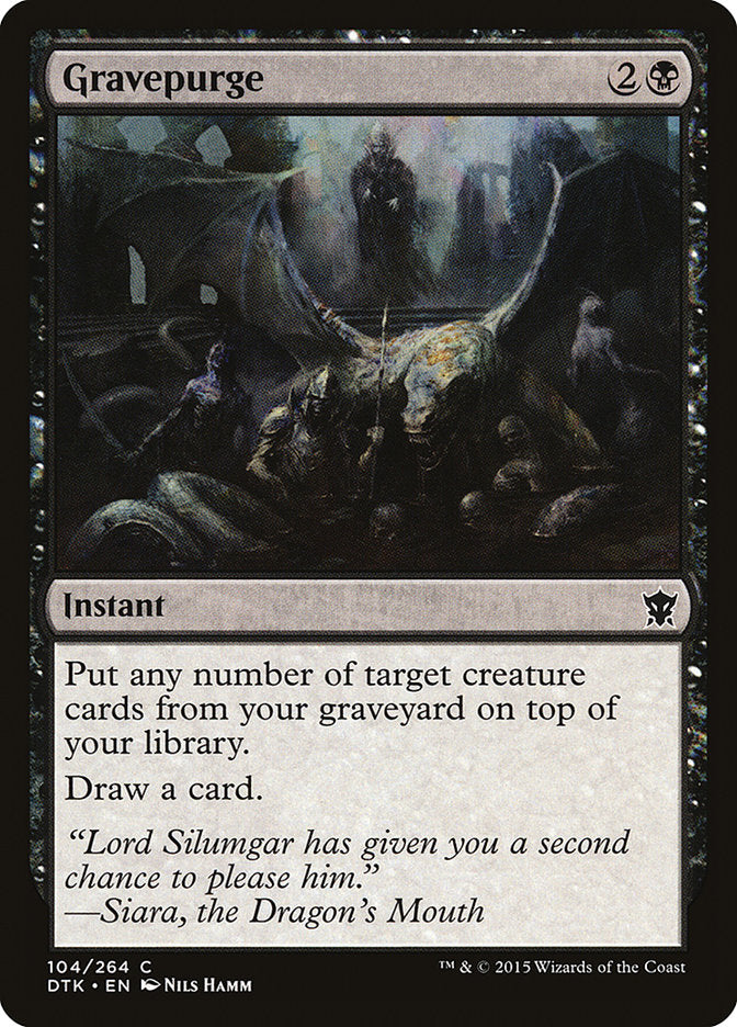 Gravepurge 104/264 (Dragons of Tarkir)  | Chromatic Games