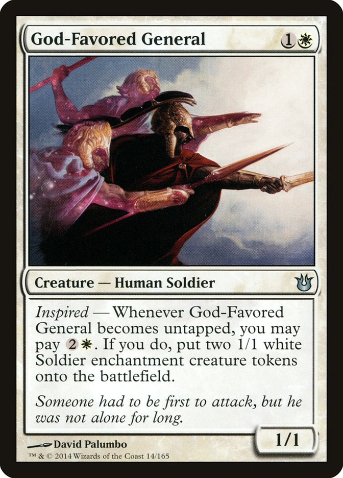 God-Favored General 14/165 (Born of the Gods)  | Chromatic Games