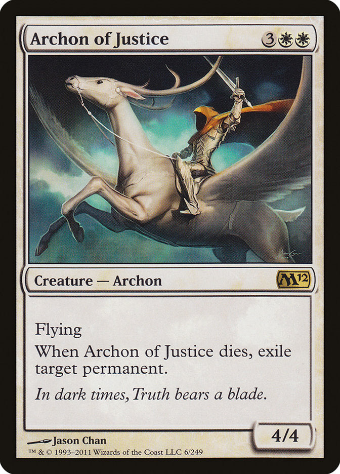 Archon of Justice 6/249 (Magic 2012 (M12))  | Chromatic Games