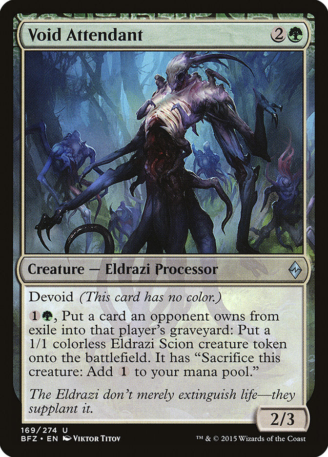 Void Attendant 169/274 (Battle for Zendikar)  | Chromatic Games
