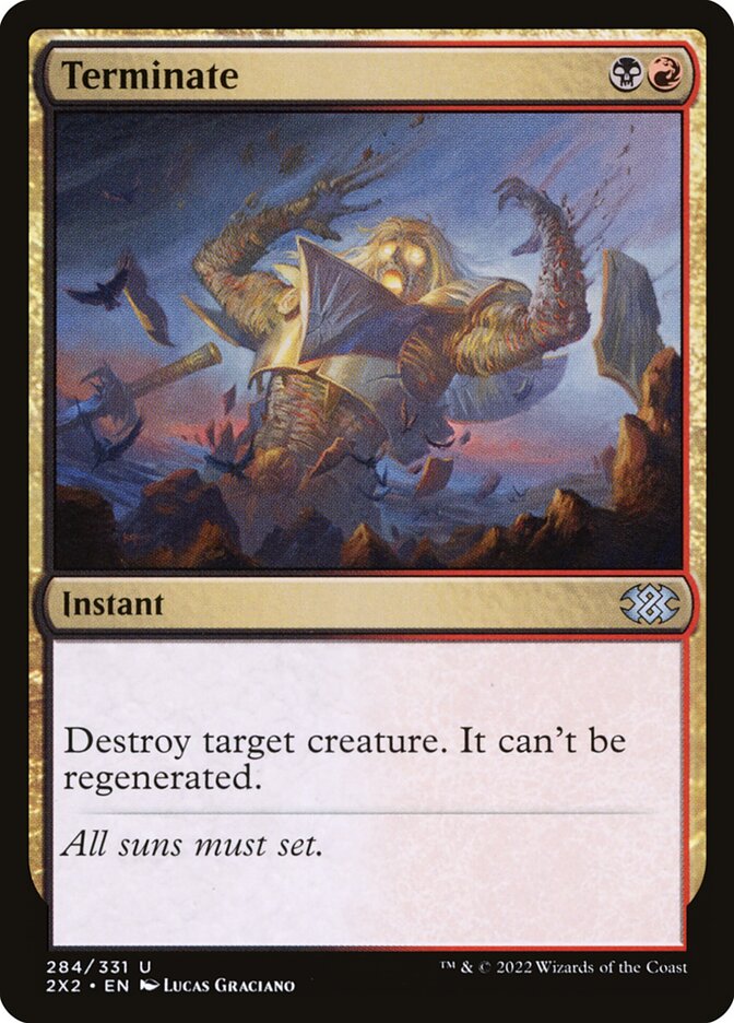 Terminate 284 (Double Masters 2022)  - Foil | Chromatic Games