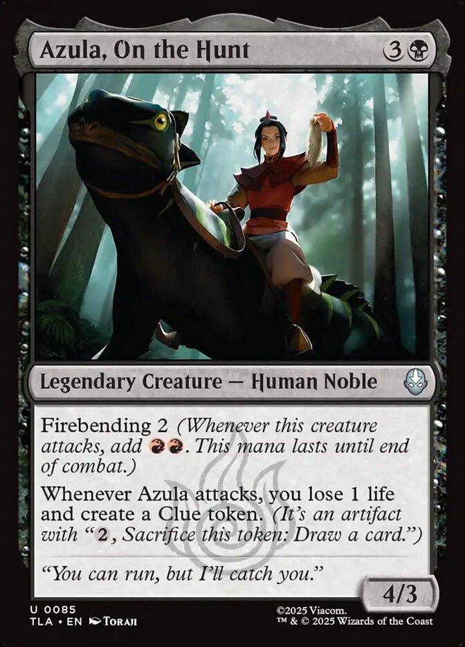 Azula, On the Hunt 85/286 (Avatar: The Last Airbender)  | Chromatic Games