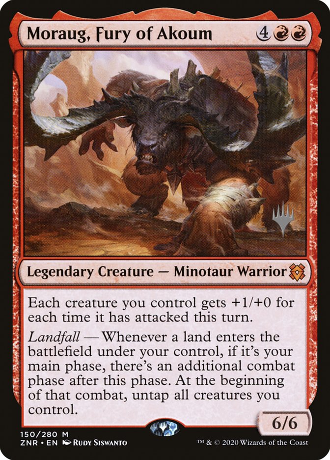 Moraug, Fury of Akoum 150 (Promo Pack: Zendikar Rising)  | Chromatic Games