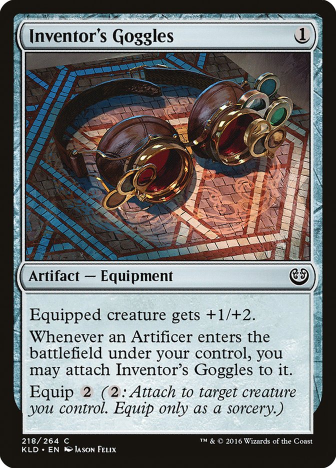 Inventor's Goggles 218/264 (Kaladesh)  | Chromatic Games