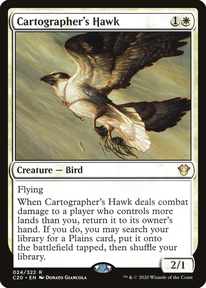 Cartographer's Hawk 24/322 (Commander 2020)  | Chromatic Games