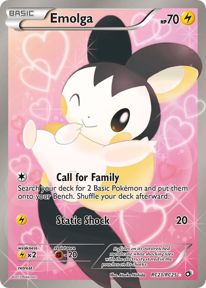 Emolga RC23/RC25 (Legendary Treasures: Radiant Collection)  - Holofoil | Chromatic Games
