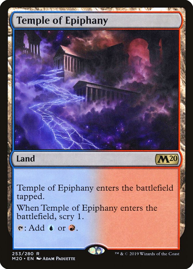 Temple of Epiphany 253/280 (Core Set 2020)  | Chromatic Games
