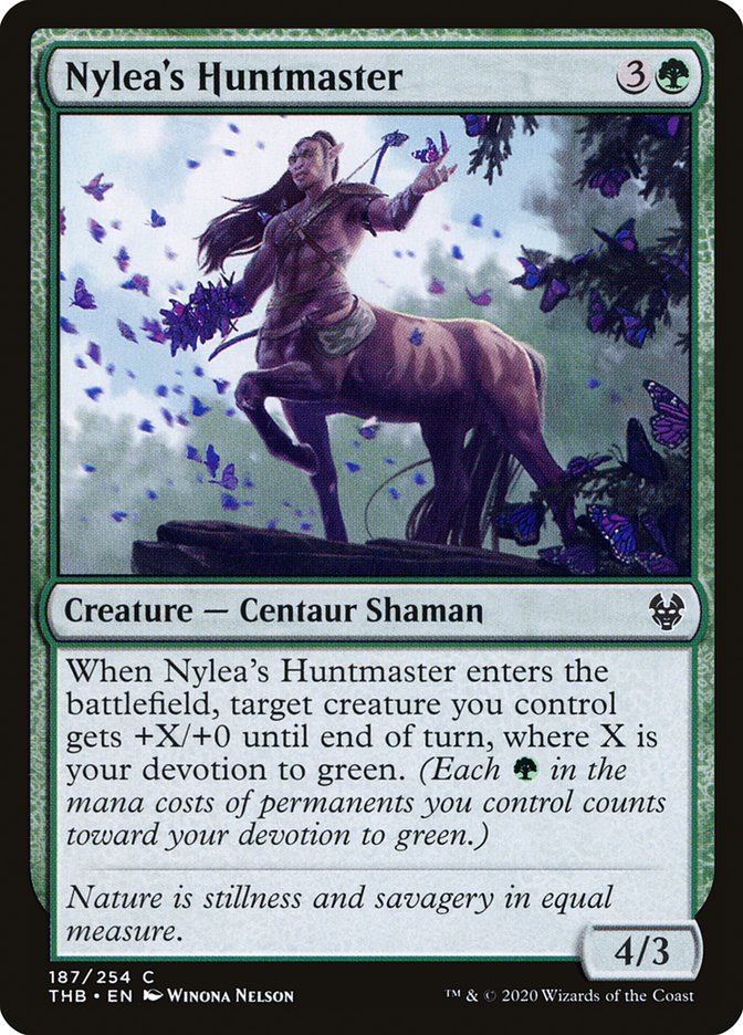 Nylea's Huntmaster 187/254 (Theros Beyond Death)  | Chromatic Games