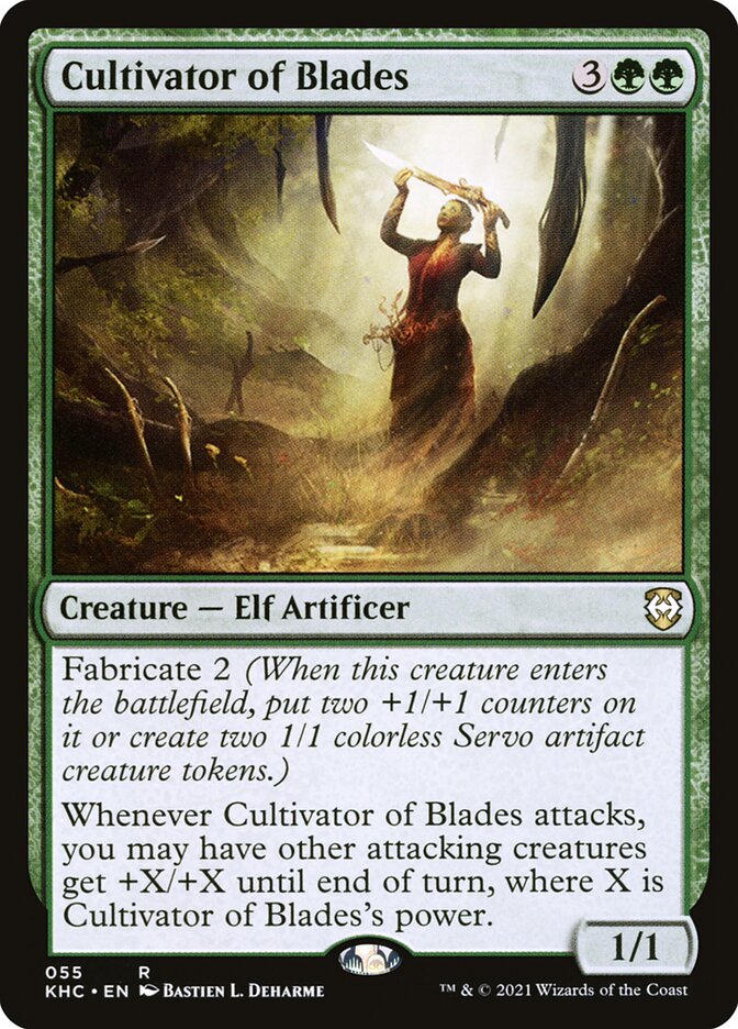 Cultivator of Blades 55/1 (Commander: Kaldheim)  | Chromatic Games