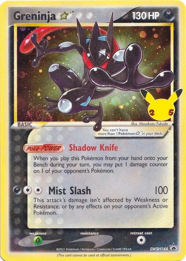 Greninja Star SWSH144 (SWSH: Sword & Shield Promo Cards)  - Holofoil | Chromatic Games