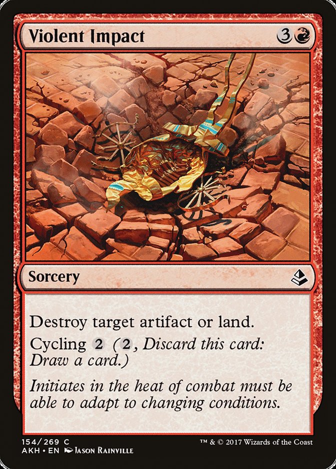 Violent Impact 154/269 (Amonkhet)  - Foil | Chromatic Games