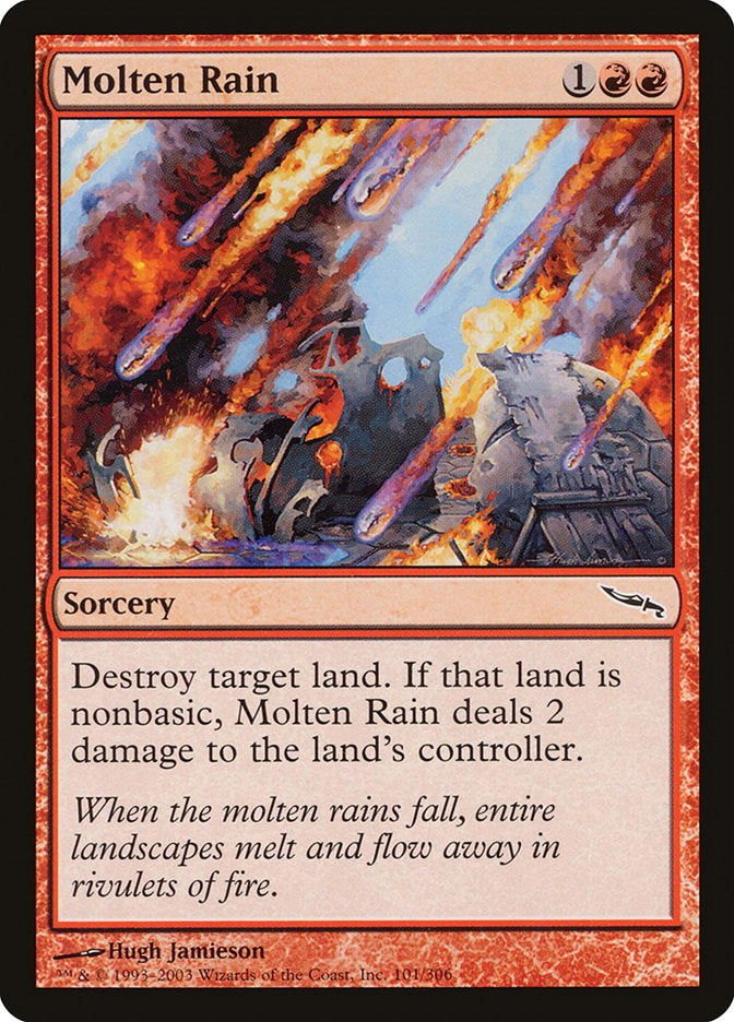 Molten Rain 101/306 (Mirrodin)  | Chromatic Games