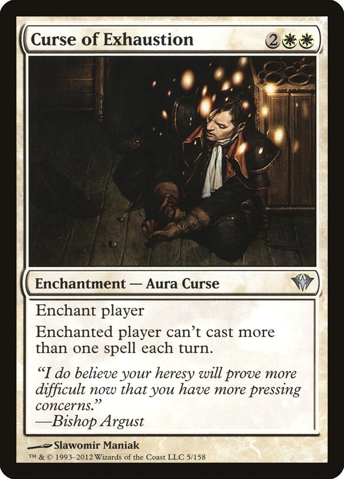 Curse of Exhaustion 5/158 (Dark Ascension)  | Chromatic Games