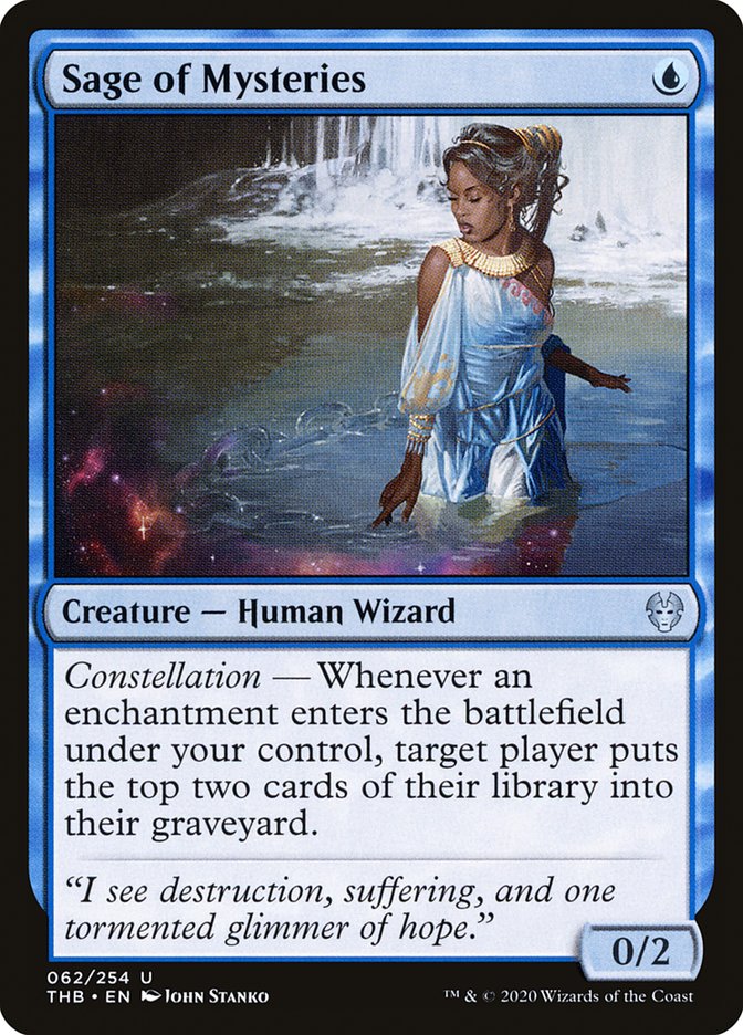Sage of Mysteries 62/254 (Theros Beyond Death)  - Foil | Chromatic Games