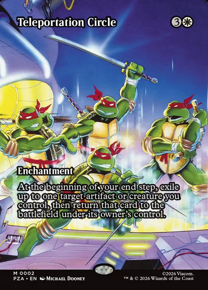 Teleportation Circle 2/20 (Teenage Mutant Ninja Turtles Source Material)  - Borderless | Chromatic Games