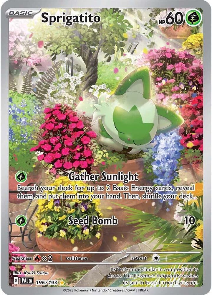 Sprigatito 196/193 (SV02: Paldea Evolved)  - Holofoil | Chromatic Games