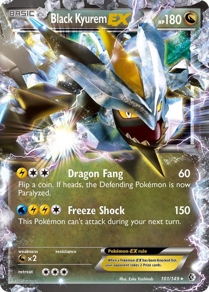 Black Kyurem EX 101/149 (Boundaries Crossed)  - Holofoil | Chromatic Games