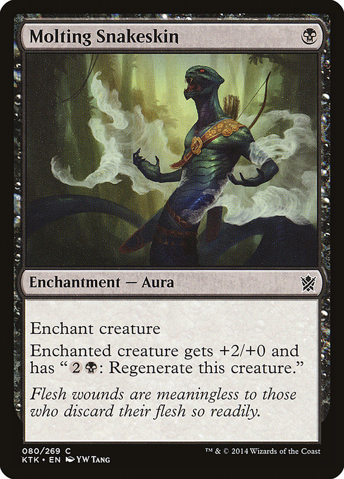 Molting Snakeskin 80/269 (Khans of Tarkir)  | Chromatic Games