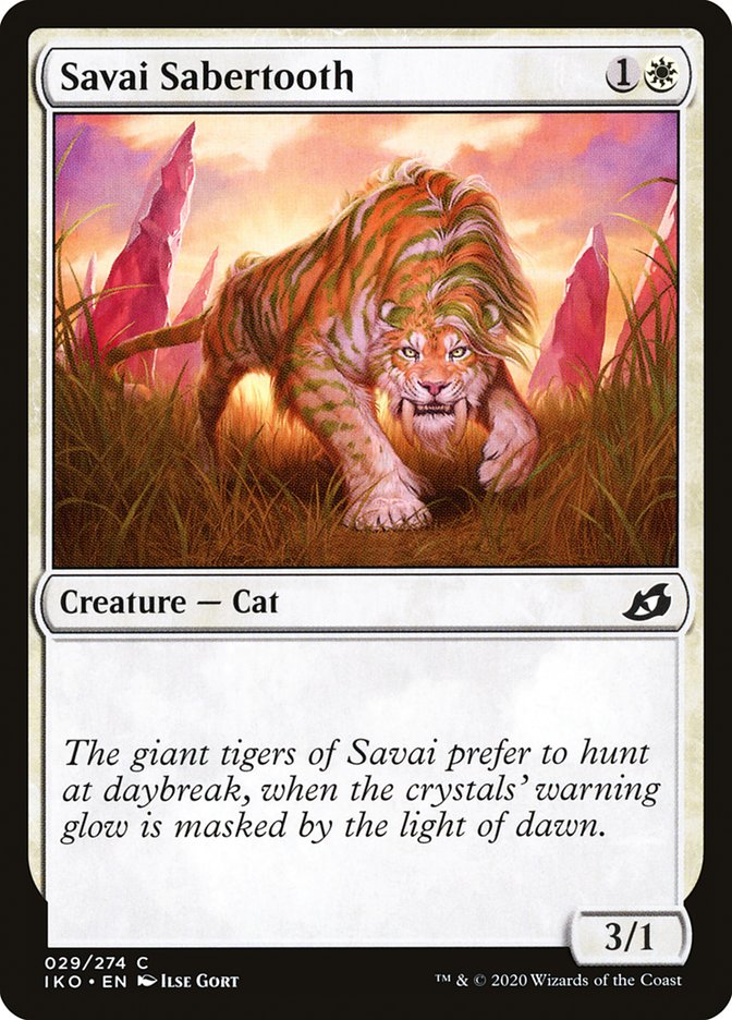 Savai Sabertooth 29/274 (Ikoria: Lair of Behemoths)  | Chromatic Games