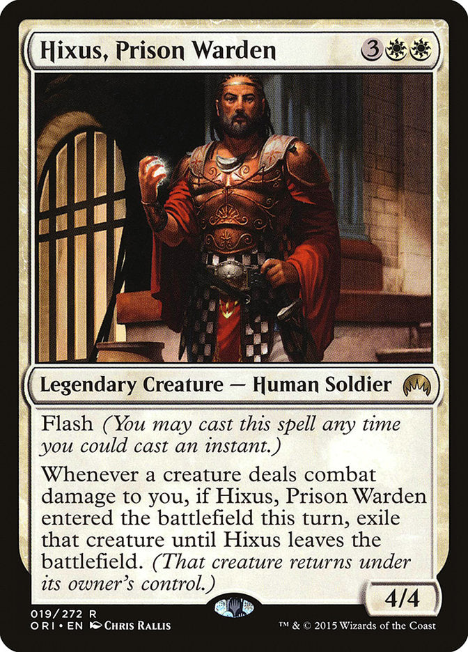 Hixus, Prison Warden 19/272 (Magic Origins)  | Chromatic Games
