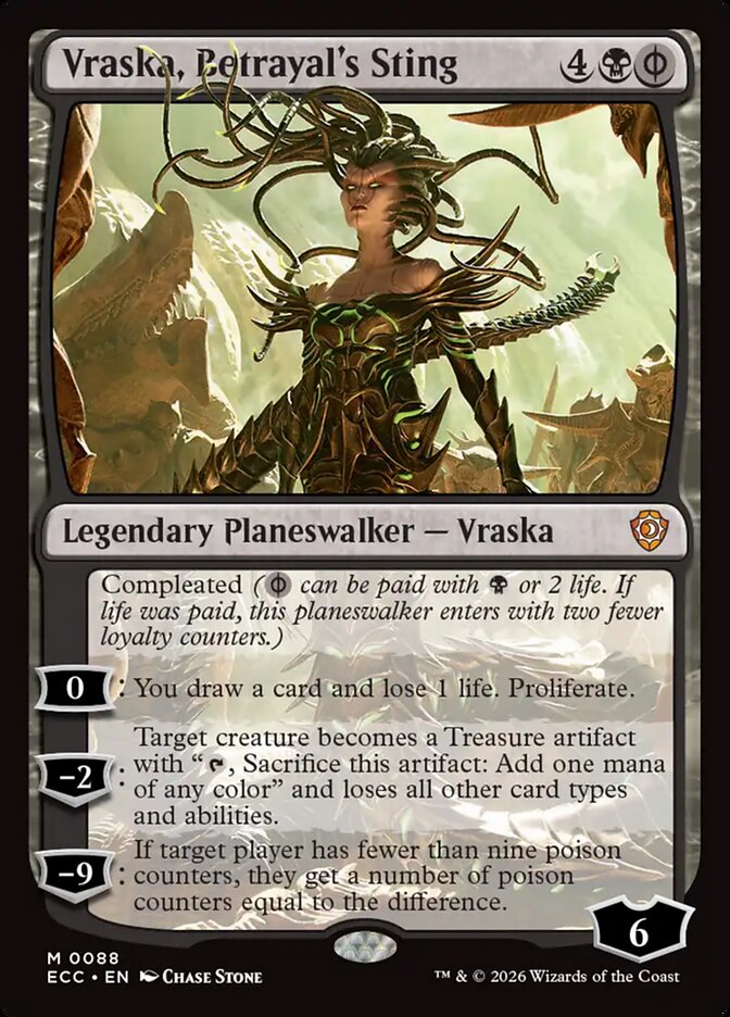 Vraska, Betrayal's Sting 88 (Commander: Lorwyn Eclipsed)  | Chromatic Games