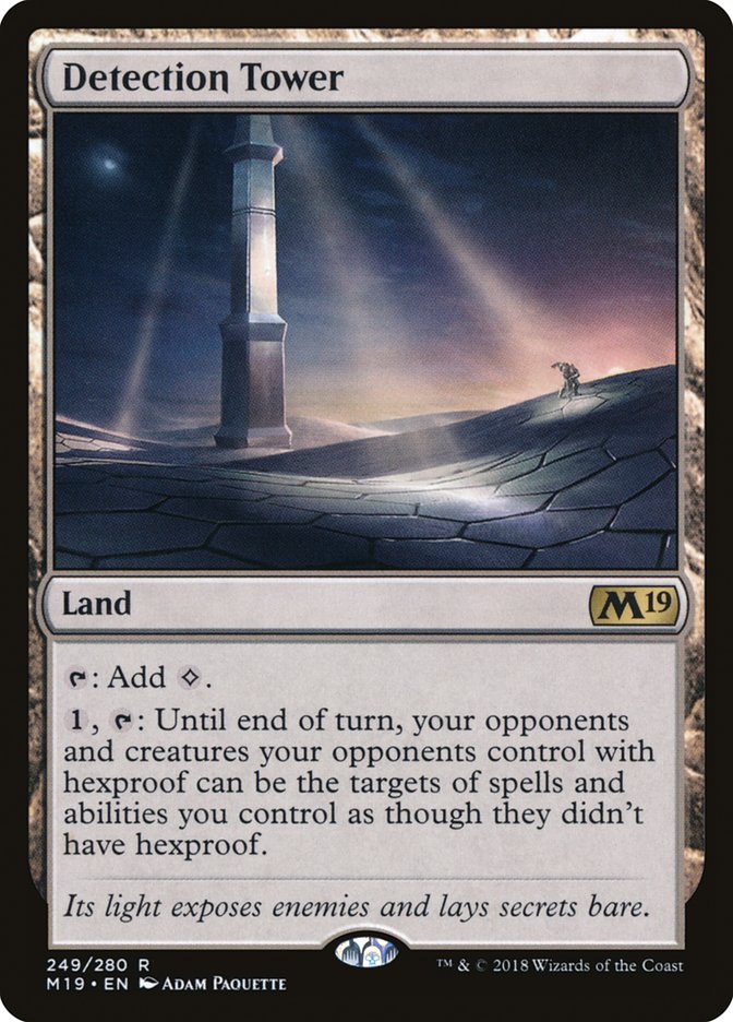 Detection Tower 249/280 (Core Set 2019)  | Chromatic Games