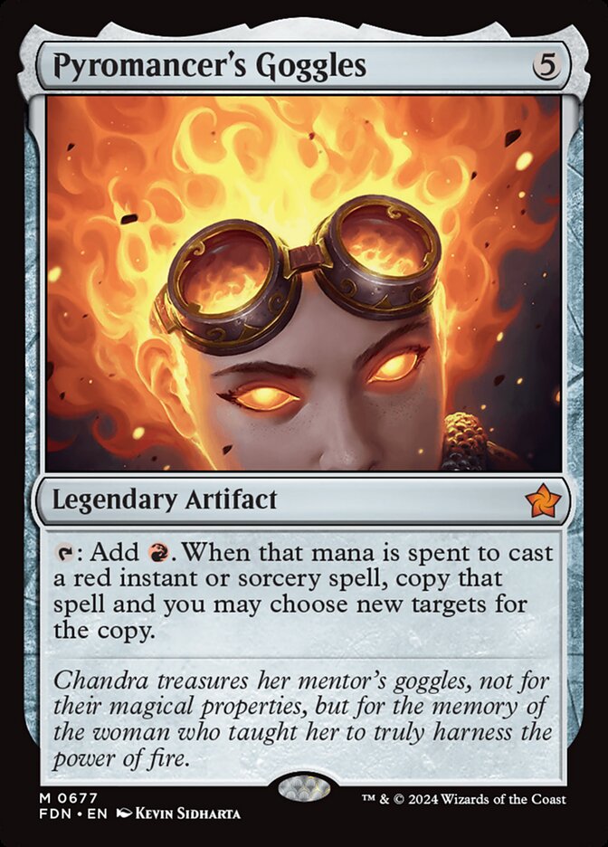 Pyromancer's Goggles 677/291 (Foundations)  | Chromatic Games